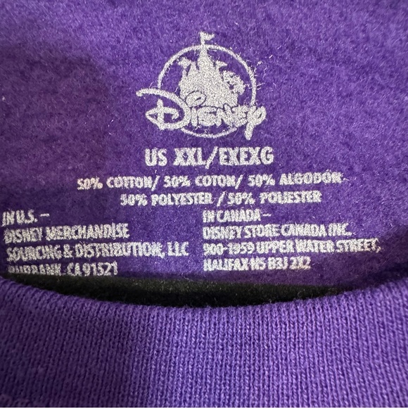 NWT. Disney Pixar Lotso purple sweatshirt XXL. - Picture 6 of 11